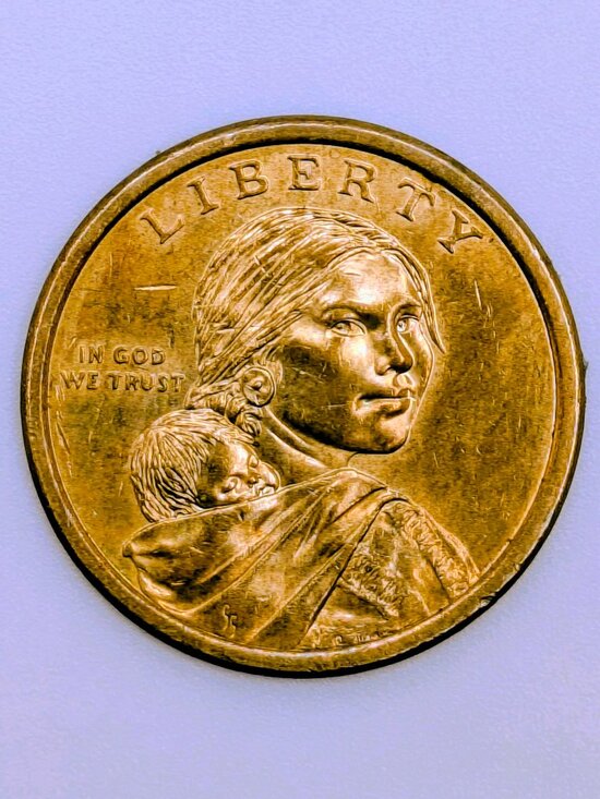 2009-P Native American Dollar. Three Sisters. Position A - Picture 1 of 7